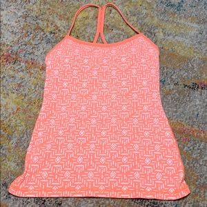 Lucy orange workout top